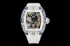 richard Mille 熊猫吃金竹 水晶Rm26-01陀飞轮腕表 栩栩如生的熊猫身上镶嵌着闪闪发亮的宝石，休闲咀嚼着翠竹，犹如一幅画，精致、生动、逼真。 曲