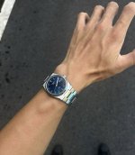 这款天梭的prx超级玩家系列真的太帅了 方块型的表盘真的Hin百搭 穿搭起来也有层次感 是颜值与实力的象征 戴上它真的无需多言！因为它会为你发声 #天梭男士腕表