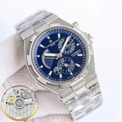 9F Factory 蓝色面 钢带+400 DDD 江诗丹顿Vc纵横四海 47450 升级版 DDD 今天特别推荐 Miyota改一体机 0每小时震荡次数，动力