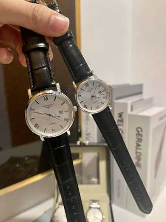 白壳 玫 钢带加20 实物拍摄 品牌： 浪琴-Longines 类型：情侣对表 表壳：316精钢 做工优质 表带：进口小牛皮 316精钢 两种可选 机芯：进口石 - 点击图像关闭