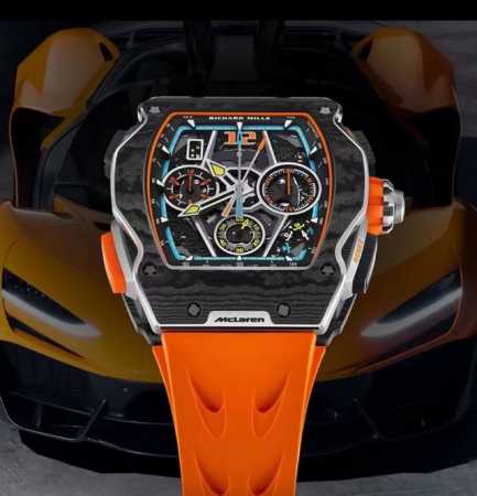 预售 新表』Richard Mille 推出 Rm 65-01 Mclaren W1 自动上链计时码表：迈凯伦 W1 超级跑车灵感 Richard Mille - 点击图像关闭