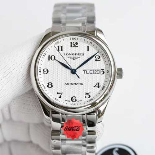 皮带 钢带 Kl工厂年末终极产品 终极版浪琴 Longines 名匠双日历l2.775都有哪些特点 搭载和正品机芯一致的亚洲eta2836-2自动机芯 正品型号