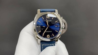 沛纳海688 白壳蓝面 44Mm 自动上链机械机芯 顶级品质