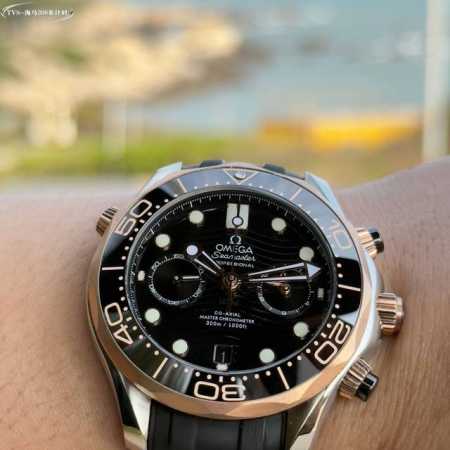 金白同价，胶带 -钢带 Tvs-欧米茄 Omega Ot全新海马300米44Mm计时腕表 Tvs Factory1-1独家自主研发9900机芯功能与原装一致，双 - 点击图像关闭