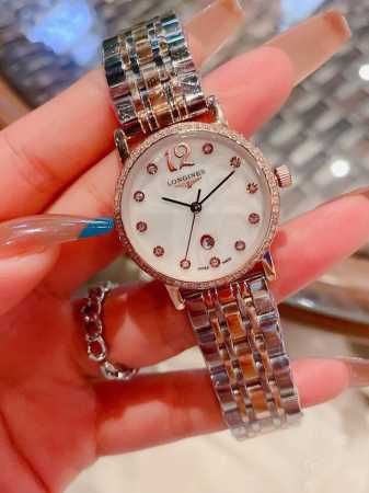跨年新款钻白皮 玫 钢带+20陶瓷 . 浪琴-Longines 新款女表 原装进口石英机芯 316L精钢表壳 直径29Mm 厚8Mm如果今天的阳光停止了它耀眼的 - 点击图像关闭