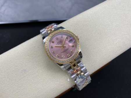 女款 劳力士Rolex 单历 日志型31Mm 直径 31Mm 机芯 搭载全自动机械机芯 圈口 劳力士Ringcommand三角坑纹 光圈 钻圈 镜面 防刮蓝宝石 - 点击图像关闭