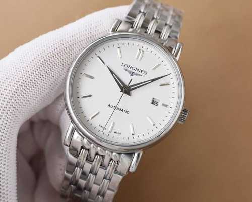 白 -金 钢带+20 浪琴-Longines 精品男士腕表大三针设计 尊贵大气 绅士风范 卓越品质 热卖全城 采用全自动机械机芯 顶级316精钢表壳 进口小牛皮