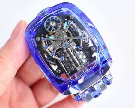 统一价： Amg2024全新体验一款新产品 亮点 水晶透明壳。 Amg新品 搭配w 16杠发动机 全球顶级奢 侈品牌 捷克豹-布加迪 Bugatti Chiro - 点击图像关闭