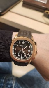 夹板2200，一体机3120 白金同价 新款到货pdf 138克配重版本 百达翡丽 Aquanaut系列，手雷计时系列 腕表型号：5968A-001一体机芯 p