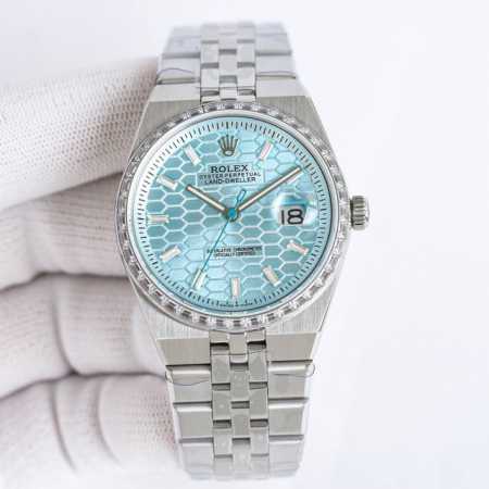 白 金 劳力士-Rolex Pq1 陆使型，V2 赛车版 40Mm，内置9015改一体7315机芯。劳力士全新 Land-Dweller 陆使型于 2025 年 - 点击图像关闭
