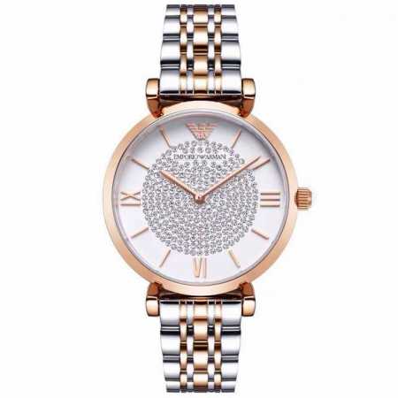 好货看过来最高版本Armani 阿玛尼网红爆款满天星女表！专供平台！原厂货源！～32Mm表径，316精钢表带，表面水晶排序整洁干净，有防伪钻粒。矿物质玻璃镜面， - 点击图像关闭