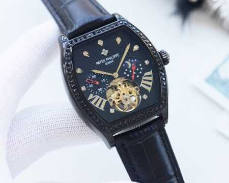 尊享价 品牌 百达翡丽-Patek Philippe 类型 男士腕表 壳套 顶级版316精钢l 表带 进口小牛皮表带 机芯 全自动进口机械机芯 镜面 矿物质防刮 - 点击图像关闭