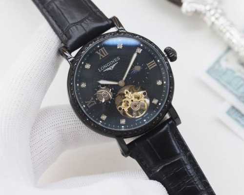 品牌：浪琴-Longines 类型：男士腕表 壳套：顶级版316精钢L 表带：进口小牛皮表带 316精钢表带 机芯：全自动机械机芯 镜面：矿物质防刮镜面玻璃 尺