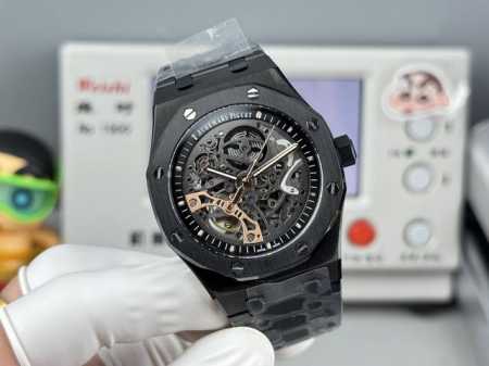 Aps新款爱彼皇家橡树离岸型 15407St.Oo.1220St.01男士机械腕表 Calibre 3132一体机芯，41Mm直径，深灰色表盘形状：圆形表盘材质 - 点击图像关闭