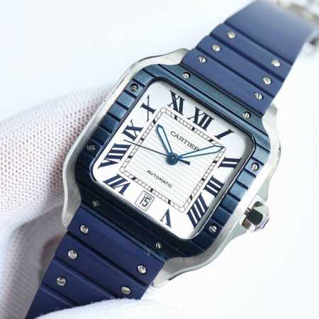 2824机 9015 机 全新 Thb 山度士系列 胶带款 原版开模 最新 卡地亚 Cartier 山度士 Af1 1 表壳 正品开模 搭载最好的进口316L材 - 点击图像关闭