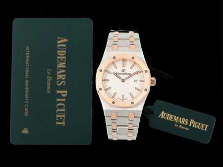 Audemars Piguet爱彼 皇家橡树系列67651Or女士石英腕表～闪耀登场！女神百搭款，闪闪惹人爱！ App购入正品拆解开模，全程Cnc打磨，多次校对 - 点击图像关闭