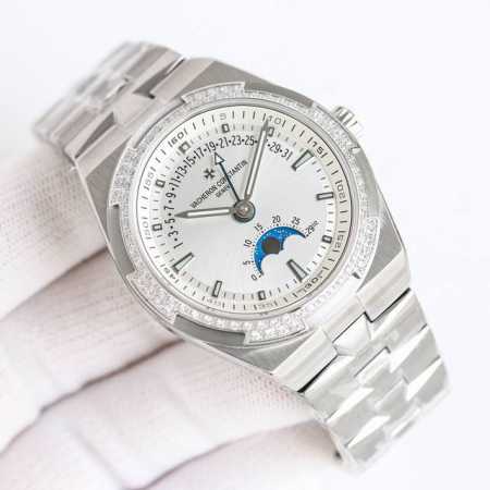 皮 胶 钢 同价，白 -金 钻+50 江诗丹顿 Vc -Vacheron Constantin 经典之美品鉴江诗丹顿 纵横四海系列 众横四海系列 逆跳日历款腕表 - 点击图像关闭