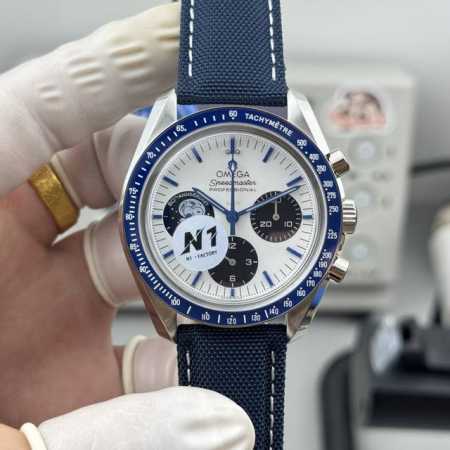 N1，欧米茄超霸系列 史努比50周年纪念腕表 3861手动上链跟原版一致。 - 点击图像关闭