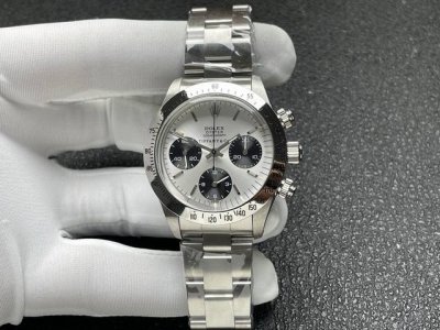 Rolex 劳力士 Solo迪通拿复古 Ot5 保罗纽曼 系列 复古联名迪通拿Cartier-手动计时 优雅大方的外观造型，经典熊猫盘配色夜光指针，搭配复古型蜗