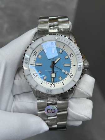 独家实拍图 百年灵 陶瓷圈口全自动机械表 Breitling Automatic Mechanical Watch - 点击图像关闭