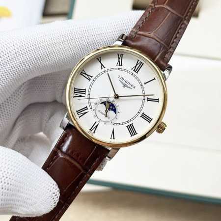 白 金 钢带+20，浪琴-Longines 精品男士腕表全新多功能设计，尊贵大气，绅士风范，卓越品质，热卖全城。采用全自动机械机芯，顶级316精钢表壳，矿物质超 - 点击图像关闭