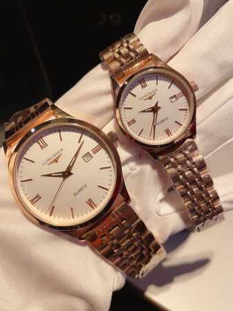 白皮 .金 .钢20 浪琴-Longines 情侣对表 原装进口石英机芯 316L精钢表壳 直径男39Mm女29Mm 厚8Mm如果今天的阳光停止了它耀眼的光芒。 - 点击图像关闭