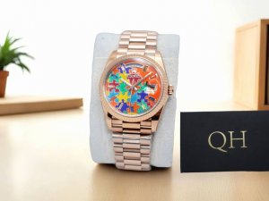 1630实拍来了！Qh奇货工厂出品的劳力士的新款蚝式恒动星期日历型Day-Date 36毫米腕表“Puzzle”，采用稳定的2834机芯，厂家不惜成本采用纯手工