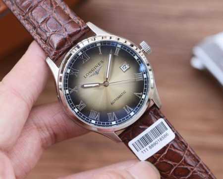 -白皮570金750钢带加10 实物拍摄 品牌：浪琴-Longines 类型：男士腕表 表壳：316精钢 做工优质 表带：进口 小牛皮 顶级316精钢 两种可选 - 点击图像关闭