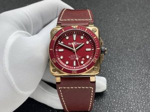 Br-青铜Br-03全部到货 Br 限量推荐：柏莱士 Instruments系 Br0392-Blc-St Srb腕表，青铜表壳搭配天然橡胶表带，黑色表盘，Su