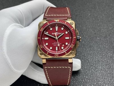 Br-青铜Br-03全部到货 Br 限量推荐：柏莱士 Instruments系 Br0392-Blc-St Srb腕表，青铜表壳搭配天然橡胶表带，黑色表盘，Su