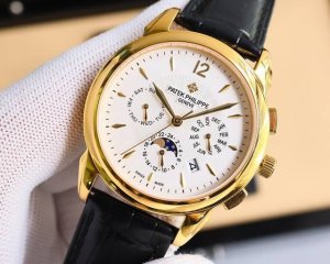 白 -金 2024火爆款式 百达翡丽 实拍图 Patek Philippe R55 贵族的艺术品 搭配进口9100多功能6针机芯 0返修 Pp 功能 24小时,