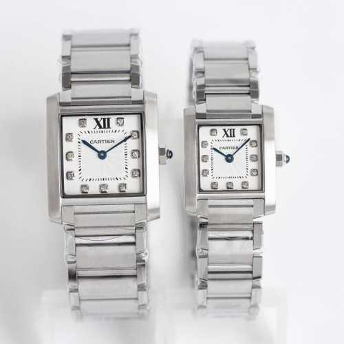 490台湾厂出品-卡地亚 Cartier 法国坦克W S T A系列腕表 Af5 技术特点： 1镜面：蓝宝石鱼眼表镜玻璃，玻璃镀了防指纹十透明膜，让玻璃面更加清