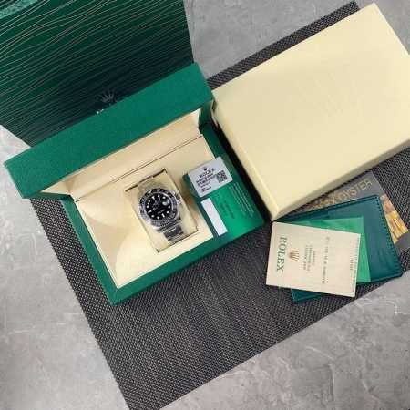 2024最新之作 劳力士格林尼治，双向旋转24小时刻度外圈；灰黑双色 Cerachrom 陶质字圈，设铸模数字及刻度。四月份刚刚发布，五月份出货的最新款！！！绿 - 点击图像关闭