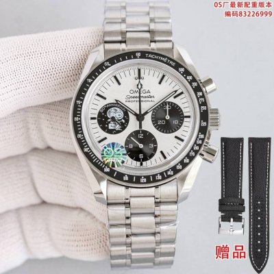 Os最新配重版本！原装重量，全新Omg超霸“史努比奖”50周年纪念腕表霸气登场 专业月球表 定制版黑武士款式！钢带款式，赠送原厂皮带一副，钢带款式，皮带款式，两