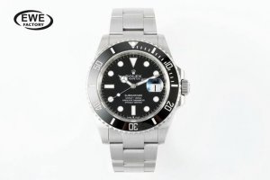 Ewe厂劳力士潜航者日历型126610 Submariner黑水鬼绿水鬼41Mm 1:搭载超级3235一体机芯 动力72小时 无卡度机芯装饰 机芯及其稳定 2: