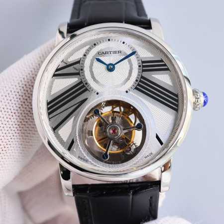 真陀飞轮统一价： 卡地亚rotonde De Cartier Tourbillon Cadran Love陀飞轮腕表表壳精炼，为充满想象力的设计师提供了承载机械 - 点击图像关闭
