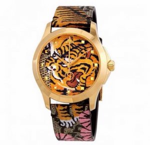 包装:30 新款古驰，Original Gucci,原单～Gucci G-Timeless中性腕表，老虎表面，手工工艺，精致独特～37Mm表径，原装瑞士石英机芯