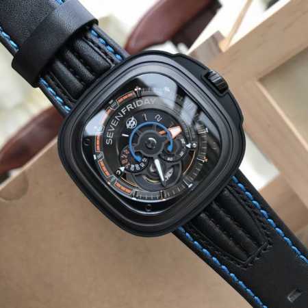 支持香港、美国直邮 七个星期五 Sevenfriday 新颖设计，以圆盘代替时针，整表立体感十足， 型号：Sf- B 02 Bullrush Really 20 - 点击图像关闭