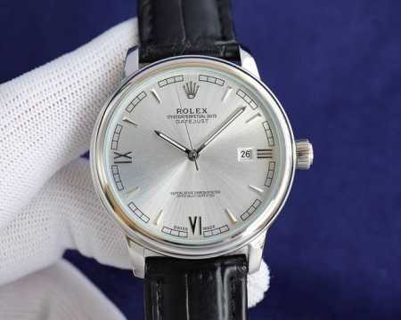 白壳 金壳 店家爆款主推 劳力士 Rolex 升级版本 男士腕表 采用独特的表盘设计 搭配五金装饰钉的3D立体感，整体效果更显高档奢华的劳力士， 初识劳力士必憧 - 点击图像关闭