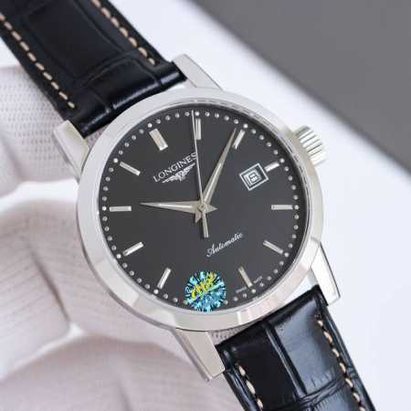 单历 双历 金50 浪琴longines经典复古系列1832型号机械男表：L4.825.4.92.2腕表登场！简约优雅尽显从容气度！ 1.腕表尺寸40X12毫米 - 点击图像关闭