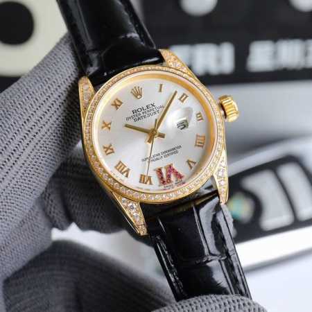 白石 金玫石 劳力士日志型rolex小红书爆款，最佳女神必备款 优雅美艺养眼吸睛配备日本原装进口nh05自动机械零返修！表壳采用316L精钢材质打造而成、抗刮损 - 点击图像关闭