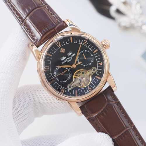 白 金 品牌：百达翡丽-patek philippe 类型：男士腕表 壳套：顶级版316精钢L 表带：进口小牛皮表带 316精钢表带 机芯：全自动进口机械机芯