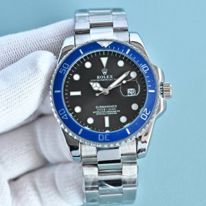 速卖通爆款水鬼防机械走时实心钢带三度防水批￥