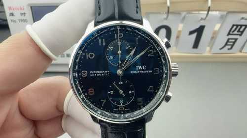 Zf万国葡萄牙计时码 葡计黑面款密底 41Mm*13Mm 定制版Cal.69355机芯