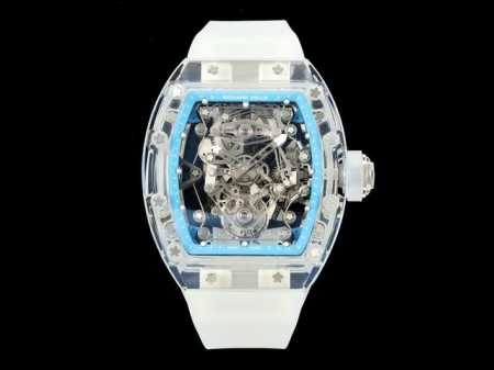 清透的终极Richard Mille Rm 2蓝宝石水晶陀飞轮腕表轻薄、透明是现代工艺的两大趋势，看上去简约经典设计要比又乱又复杂要好很多。现今，要做出符合大众 - 点击图像关闭