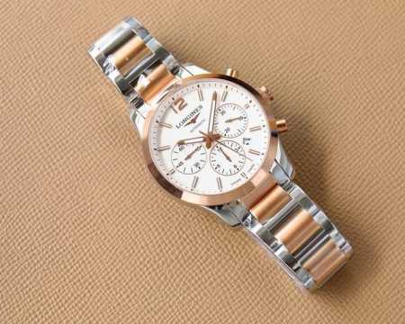 白 -金 V7版本2024推荐 浪琴-Lingines 康铂系列制表大师机械手表 新款蓝色经典 多功能4813机芯 经典多功能款式 经典指针 蓝宝石鱼眼水晶镜面 - 点击图像关闭