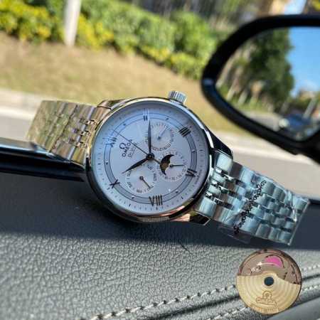 白壳 玫瑰金 钢带+20。 蝶飞升级多功能款 采用多功能3836机芯 品质有保证 壳身侧边选用精致拉丝工艺 一直被模仿 认准图片机芯 全新升级 优雅热卖 欧米茄 - 点击图像关闭