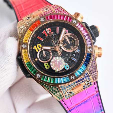 Zf 出品 满钻 Zf Factory最新款新面出货 宇舶 恒宝 Hublot A42 英勇无畏，拳拳出击，简称“Hub”“恒宝”，Bigbang大爆炸 素材料 - 点击图像关闭
