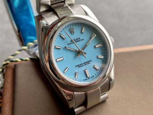 SK厂 劳力士Rolex 蚝式恒动型31mm 直径 31mm 机芯 搭载全自动机械机芯 圈口 光圈 镜面 防刮蓝宝石玻璃镜面 材质 进口316L精钢表壳 表带