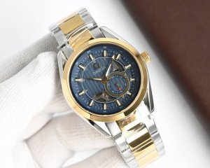 欧米茄 Omega 海马系列,精品男士腕表,外观有如游艇的高雅、悠闲气息，顶端表壳以316精钢打造，搭载日本进口西铁城82S5机械 零返修 来自进口316钢表带